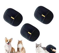 3 Pack Double-Sided Pet Grooming Gloves, Dog Hair Remover, Pet H-air Rem-over, P-et Ha-ir Removal Glove, Cat H-air Remover, Reusable Pe-t Hair Remo-ver Gloves, For Grooming, Deshedding, Washing