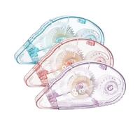 3 Pack Double Sided Tape Roller, Scrapbook Supplies, Glue Tape Roller for Crafts, Double-Sided Adhesive Tape Runner for Scrapbooking, School Office