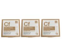 3 PACK DR BOTANICALS COFFEE & WALNUT SUPERFOOD RENEWING FACIAL EXFOLIATOR BOXED