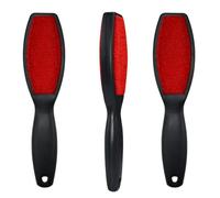 3 Pack Dual-Sided Fabric & Surface Cleaning Brushes for Pet Hair, Lint, and Dust Removal on Clothes, Furniture, and Cars