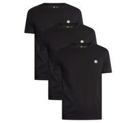 Timberland Men's 3 Pack Dunstan River Slim T-Shirts, Black, M