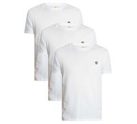 3 Pack Dunstan River Slim T-Shirts White L
