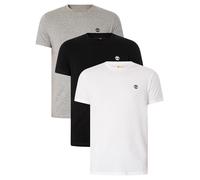 3 Pack Dustan Slim T-Shirts White/Grey/Black XXL