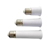 3 Pack E27 Socket Extension 65 95 120mm for Ceiling Fan and LED Light Bulb