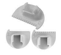 3 Pack Edge Stitchs Lock & Sewing Gauge, 2/3/4mm Needle Gauge Quilting Ruler With Thumb Guide, Sewing Templates, Quilting Stitching Aids For Beginners, For Quiltings, Hemming & Crafts