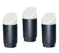 3 Pack Eglo Park Led Outdoor Walkway Floor Lights Black 12V Garden Path Lighting