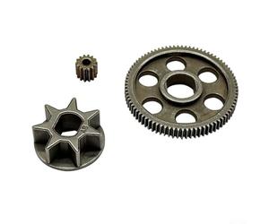 3 Pack Electric Chain Saw Gear Metal Replacement Parts for Mini Lithium Chain Saw Rechargeable Logging Saw Power Tool Accessories