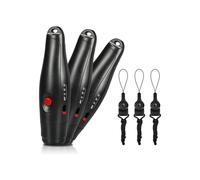 3 Pack Electronic Whistle No-Blow Whistles Emergency Whistle for Coaches, Referees, Teachers, Emergency Use