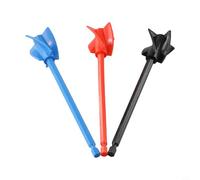 3-Pack Epoxy Resin Mixer Paddles for Drill - ABS Spiral 4-Blade & Glaze Mixing Attachments, Compatible with Cordless/Corded Drills, Reusab