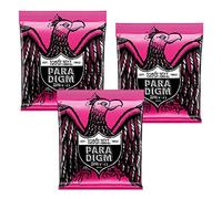 3 PACK Ernie Ball 2023 Paradigm Electric Guitar Strings, Super Slinky (9-42)