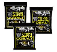 3 PACK Ernie Ball Cobalt Beefy Slinky Electric Guitar String - P02727
