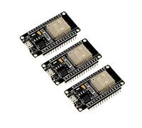 3 pack ESP32 ESP-32S Development Board 2.4 GHz Dual Core WLAN WiFi + Bluetooth 2-In-1 Microcontroller ESP-WROOM-32 Chip CP2102 for Arduino (3PCS)