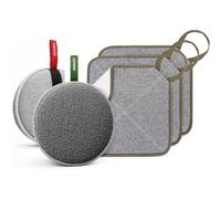 3 Pack Exfoliating Washcloths and 2 Pack Extra Large Exfoliating Body Scrubber