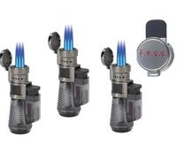 3 Pack F.e.s.s FESS Trident Cigarette Cigar Triple Torch Cyclone by Lotus Vertigo