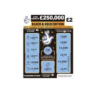 3 Pack Fake Lottery Scratch Cards - Winning £250,000 Prank Tickets, Funny Joke Gift, Scratch Card Prank, Novelty Lottery Cards for Friends, Family, Birthday, Christmas & Party Games