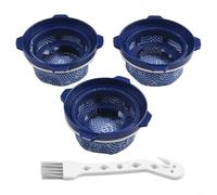 3-Pack Filters and Brush for SAMSUNG Jet 75 90 70 60 VS9000RL, Replace DJ97-02649A, High Efficiency Filtration for Pet Hair and Dust, Home Cleaning