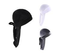 3-Pack Flocked Headbands, Unlined Headbands, Wash Dyed and Solid Colors, Soft Sleeping Hats for Casual and Formal Occasions.