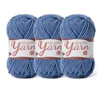3 Pack Fluffy Velvet Yarn for Crocheting，Baby Blanket Yarn for Crocheting Soft，150g(196.8yds) Amigurumi Plush Chenille Crochet Yarns，Puzzle Yarns for Crochet Weaving Craft（3 Navy Blue）