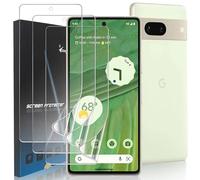 3 Pack for Google Pixel 7 Screen Protector Flexible Soft, Full Coverage Flexible Clear TPU Hydrogel Film for Google Pixel 7 6.3", Support Fingerprint Unlock, High Sensitivity, Bubble Free