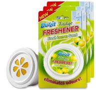 3 Pack Fridge Freshener Fresh Lemon Scented Fridge Deodoriser Neutralises Food Smells & Eliminates Odours Lasts Up to 3 Months in Refrigerator and Freezer