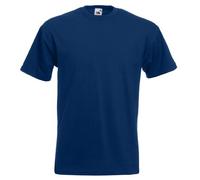 3 Pack Fruit of the Loom Super Premium T-Shirts Navy Blue Large