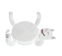 3 Pack Funny Cat Drink Coasters - Animal Pattern Beverage Mats, Creative Table Accessories | Slip-Resistant Cup Holders, Desk Decoration for Wine Glasses, Coffee Table, Tea Cup, Kitchen Dining Decor