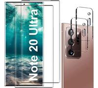 3 Pack Galaxy Note 20 Ultra Screen Protector, 9H Tempered Glass, Ultrasonic Fingerprint Support, 3D Curved,HD Clear Scratch Resistant for Samsung Galaxy Note 20 Ultra 5G Glass Screen Protector