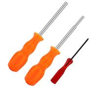 3 Pack Gamebit Security Screwdriver, 3.8mm and 4.5mm Security Screwdriver and 2.5mm Triwing for Super Nintendo, SNES, NES, N64 and GameBoy