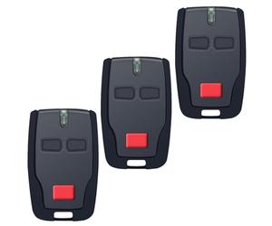 3 Pack Garage Remote for BFT MITTO B2, 433.92MHZ Electric Gate Fob, 2 Channels Garage Door Remote Fit for Rolling BFT Mitto 2, Kleio, Ghibli, TRC 2, Kleio, Ghibli,TR