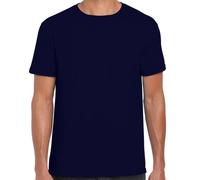 3 PACK Gildan Mens T-Shirt Softyle Plain 100% Ringspun Cotton Crewneck Tee Top
