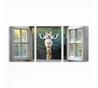 3 Pack Giraffe Diamond Art Kits Adults, 5D Animal Diamond Painting Full Drill Kits 20x30 Inches Rhinestone Paint by Numbers, Crystal Art Embroidery Cross Stitch for Home Decor Gifts for Women PZSH4676