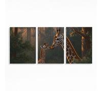 3 Pack Giraffe Diamond Art Kits Adults, 5D Tree Diamond Painting Full Drill Kits 20 x 30Inches Rhinestone Paint by Numbers, Crystal Art Embroidery Cross Stitch for Home Decor Gifts for Women PZSH-3636
