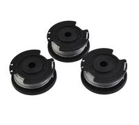 3 Pack Grass Trimmer Spool and Line Replacement Compatible with EasyGrassCut 18V, 23, 26, 18-230, 18-260 Models, 4 m Nylon Cutting Cord 0.6 mm