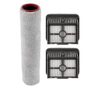 (3 Pack) H15 Pro Replacement Brush Rollers and HEPA Filters Compatible with Dreame H15 Pro/ H15 Mix/ H12 Pro FlexReach Wet Dry Vacuum Cleaner, 1 Brush Roller (Excluding Handle), 2 HEPA Filters