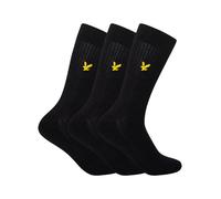 (Black) Lyle & Scott - Hamilton 3 Pack Sport Socks 7-11 UK