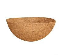 3 Pack Hanging Basket Liners Natural Coco Fiber Replacement Coir Liner for 8 10 12 14 16 Inch Breathable Moisture Retaining Garden Decor(8in)