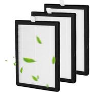 3 Pack HEPA Filter Compatible with Meaco 12L Low Energy Dehumidifier & Air Purifier, 26x19x1cm Replacement Filters, Not Compatible with Arete Model