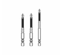 3 Pack High-Magnetic Screwdriver Drill Bit Set, Magnetic Screwdriver Bits Anti Slip Precision & Durable Alloy Steel Screw Holder for Electric Drivers & Drills (6.5cm+7cm+9cm)