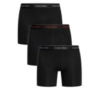 Calvin Klein Boxer Brief 3-pack Black With Chalk Logo size S | Underwear Outlet | Men | Black S