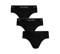 3 Pack Icon Hip Briefs Black (Heavenly Iris/Black/White) XL