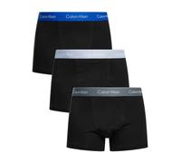 Calvin Klein Mens 3 Pack Relaxed Fit Trunks - Colour: R9B Black Body/Royalty/Casual/Grey - Size: XL
