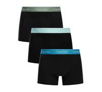 Calvin Klein Mens Calvin Klein Icon Logo-Waistband Pack-Of-Three Stretch-Cotton Trunks Multi S