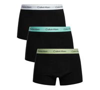 3 Pack Icon Relaxed Fit Trunks Black (White/Beau Blue/Leaf Fun) S