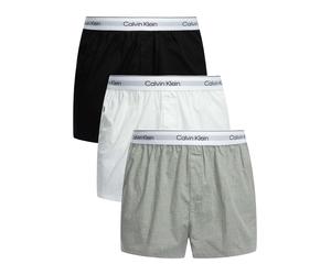3 Pack Icon Slim Boxers Black/White/Grey XL