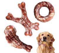 3 Pack Indestructible Dog Chew Tough Toys For Aggressive Chewers Boredom