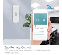 3-Pack Indoor Hygrometer Thermometer Having WiFi Connectivity for Life App - Accurate ±1°c / ±5 Rh 2-Minute Auto-Update Compact 70x24x19mm Pattern