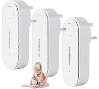 3-Pack Ionic Air Purifier Plug, Instant Air Freshener for Bedroom, Toilet, Office, UK Plug
