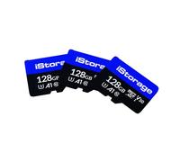 iStorage microSD card | 3 pack | 128GB MicroSDXC UHS-III Class 10