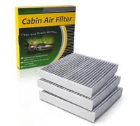 3 Pack JH285 Cabin Air Filter includes Activated Carbon, Replacement for CF10285, CP285, 4Runner, Camry, Corolla, Tundra, Highlander, Avalon, Sequoia, IS250, RX350, Not Fit 2016 Prius