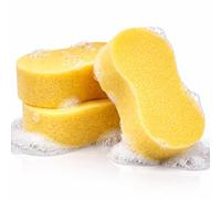 3 Pack Jumbo Car Sponges - Large Soft Non Scratch Car Wash Sponges for Cleaning, Washing, Valeting, Waxing, Windows, Wheels & Bodywork